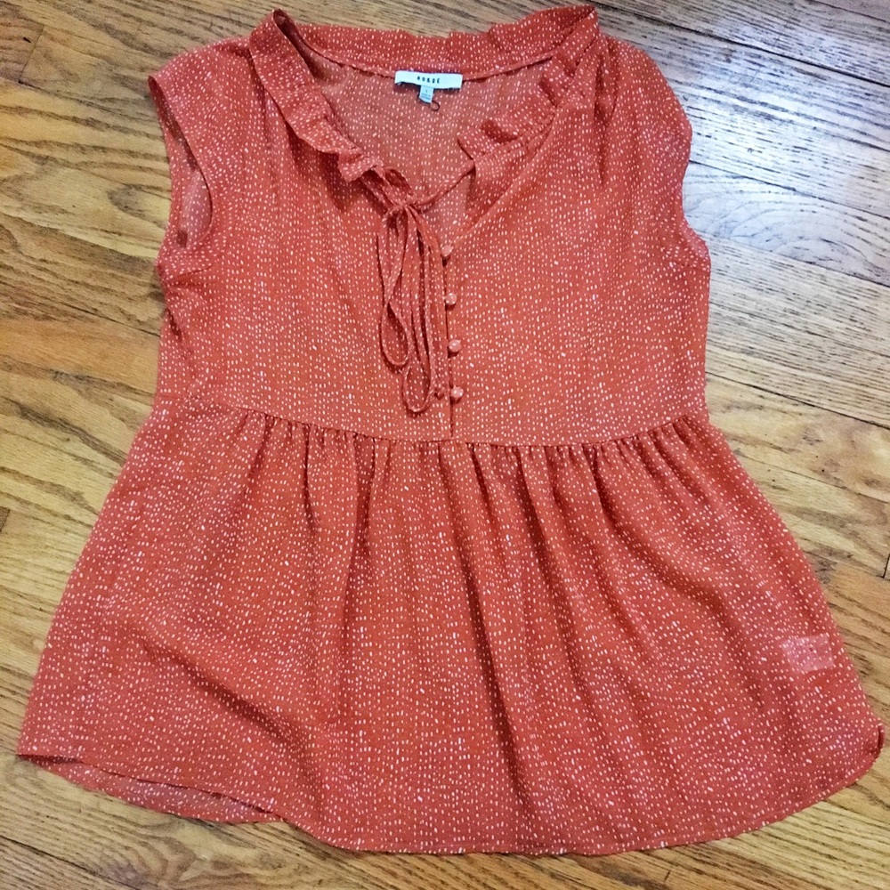 Ro & De sheer top